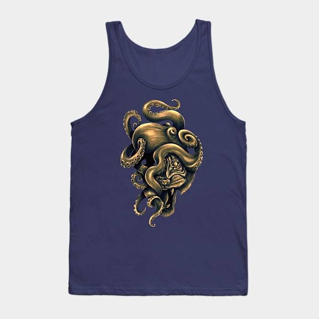 Octotiger Tank Top by opawapo